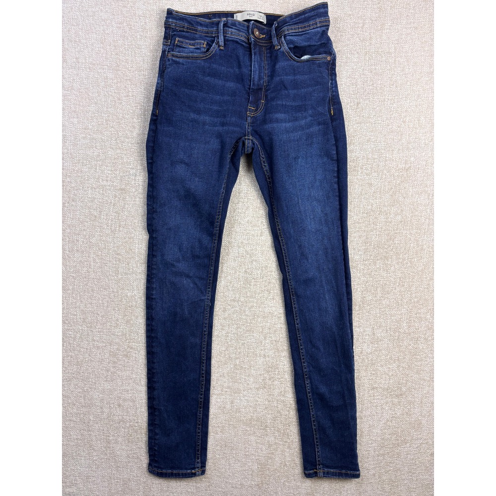 Mango MNG Jude Skinny Jeans Dark Wash Blue Denim Pants Women Size 6 36